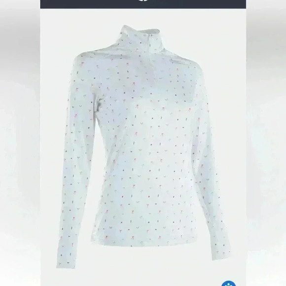Straight Down Womens Key Largo Quarter Zip Small - Picture 1 of 8